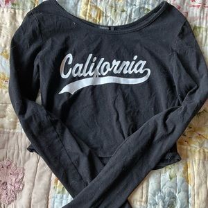 California cropped shirt. Forever 21. Size M.